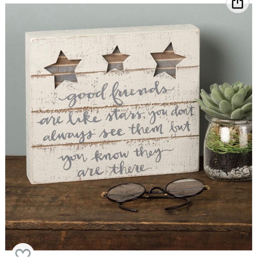 Primitives by Kathy hand lettered home decor sign